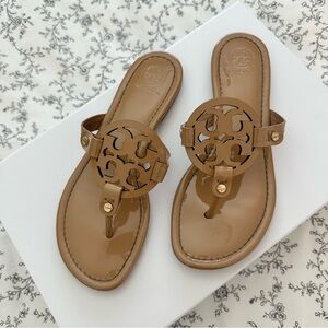Tory Burch Miller Patent Sandal, Size 7